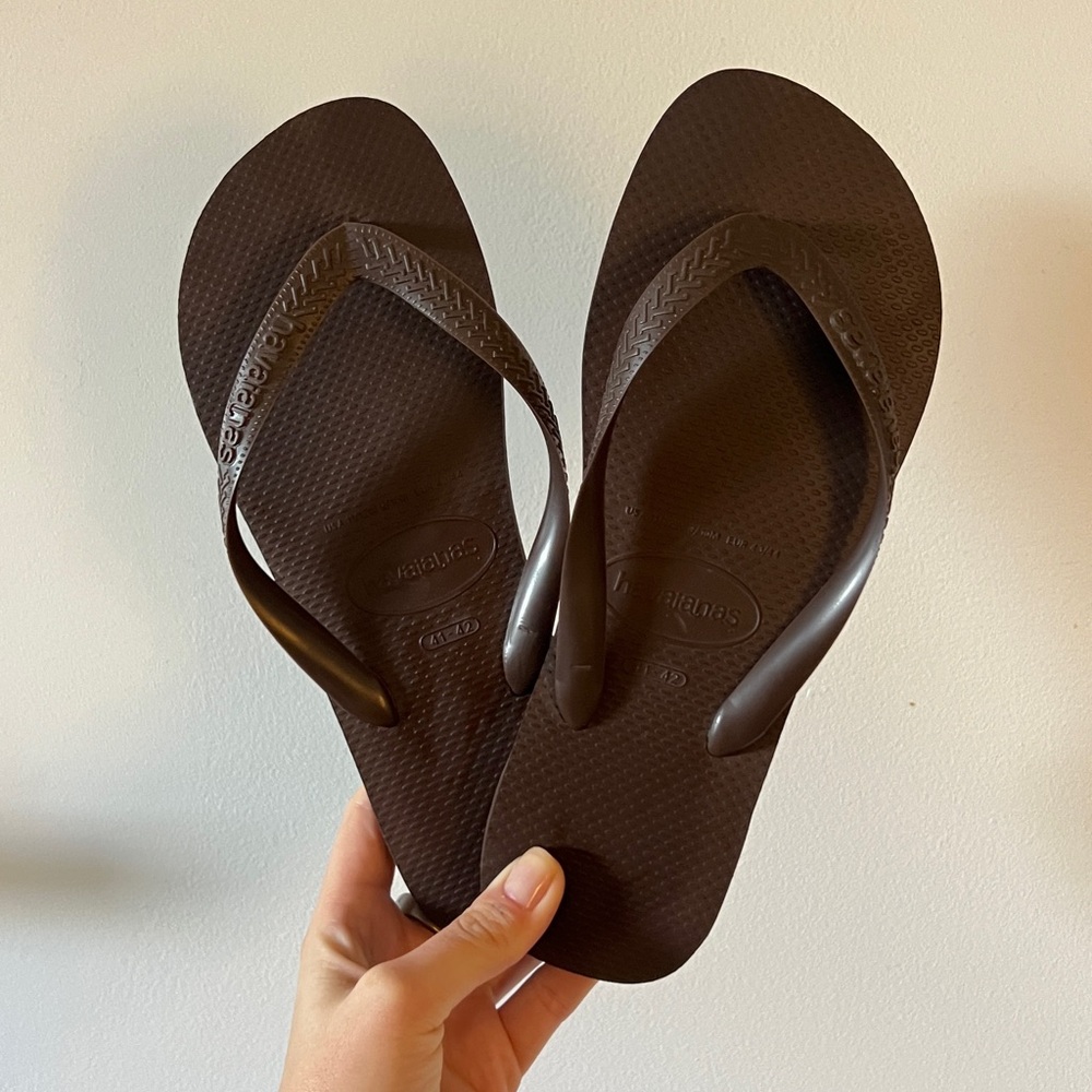 Havaianas Brown Flip Flops